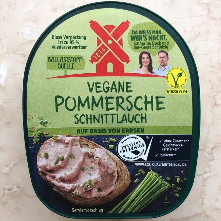 review photo of Rügenwalder Mühle Vegane Pommersche Schnittlauch shared by @delchen on 10 Aug 2021 - review