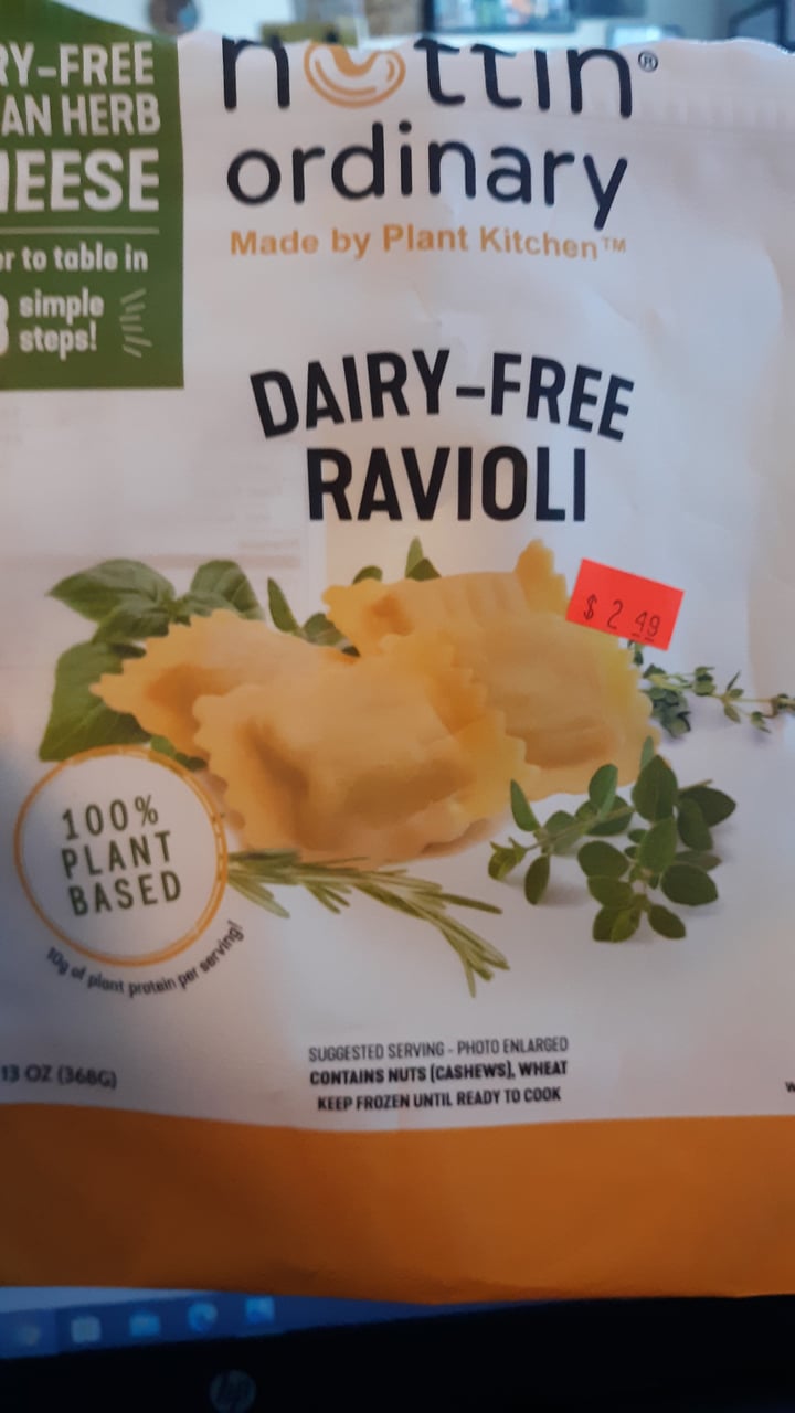 photo of Nuttin ordinary Dairy Free Ravioli shared by @tacojoe on  16 Feb 2022 - review