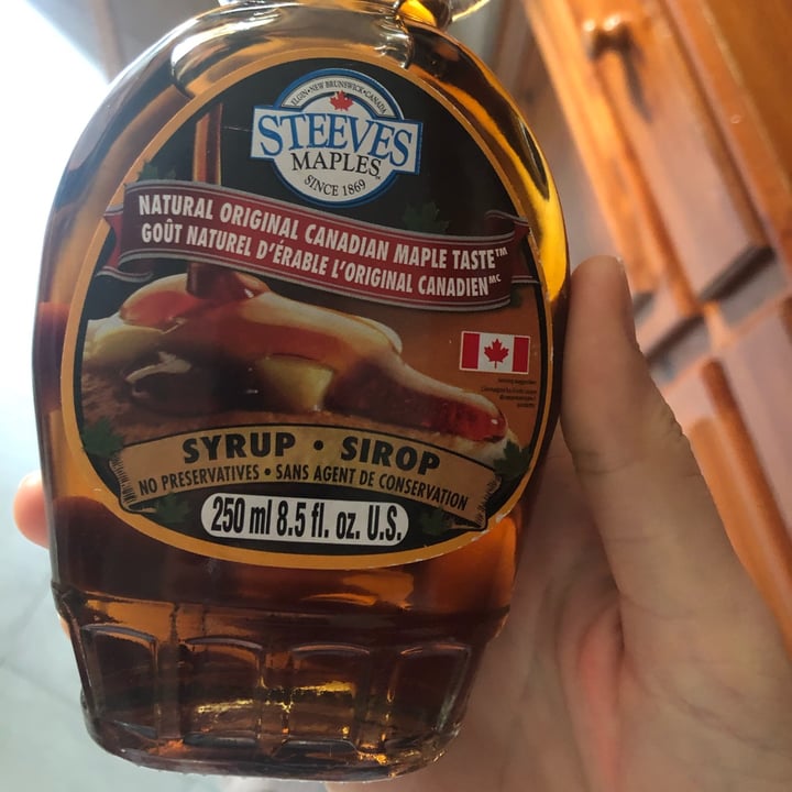 photo of Steeves maples Natural Canadian Maple Taste Syrup shared by @saraspizzichino on  14 Apr 2022 - review