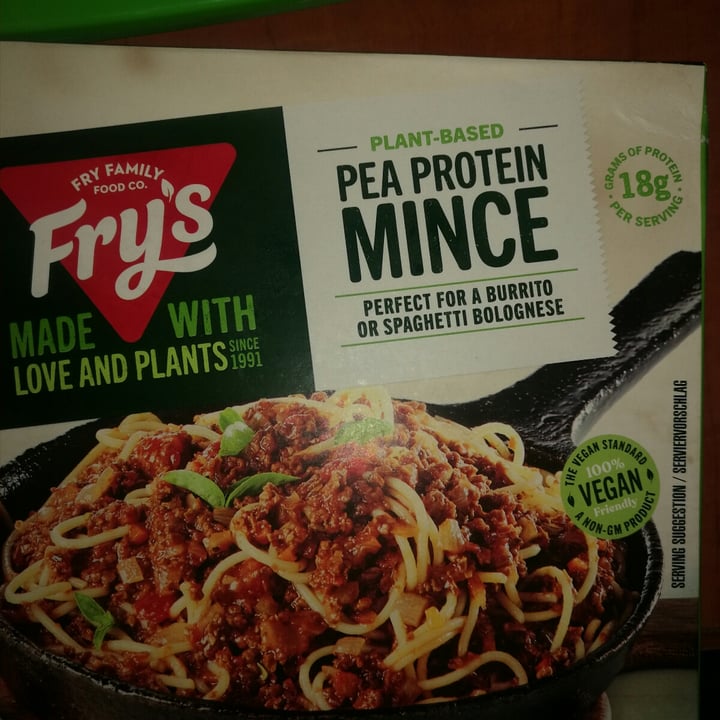 photo of Fry's Family Food Pea Protein Mince shared by @elnaveg on  01 Mar 2021 - review