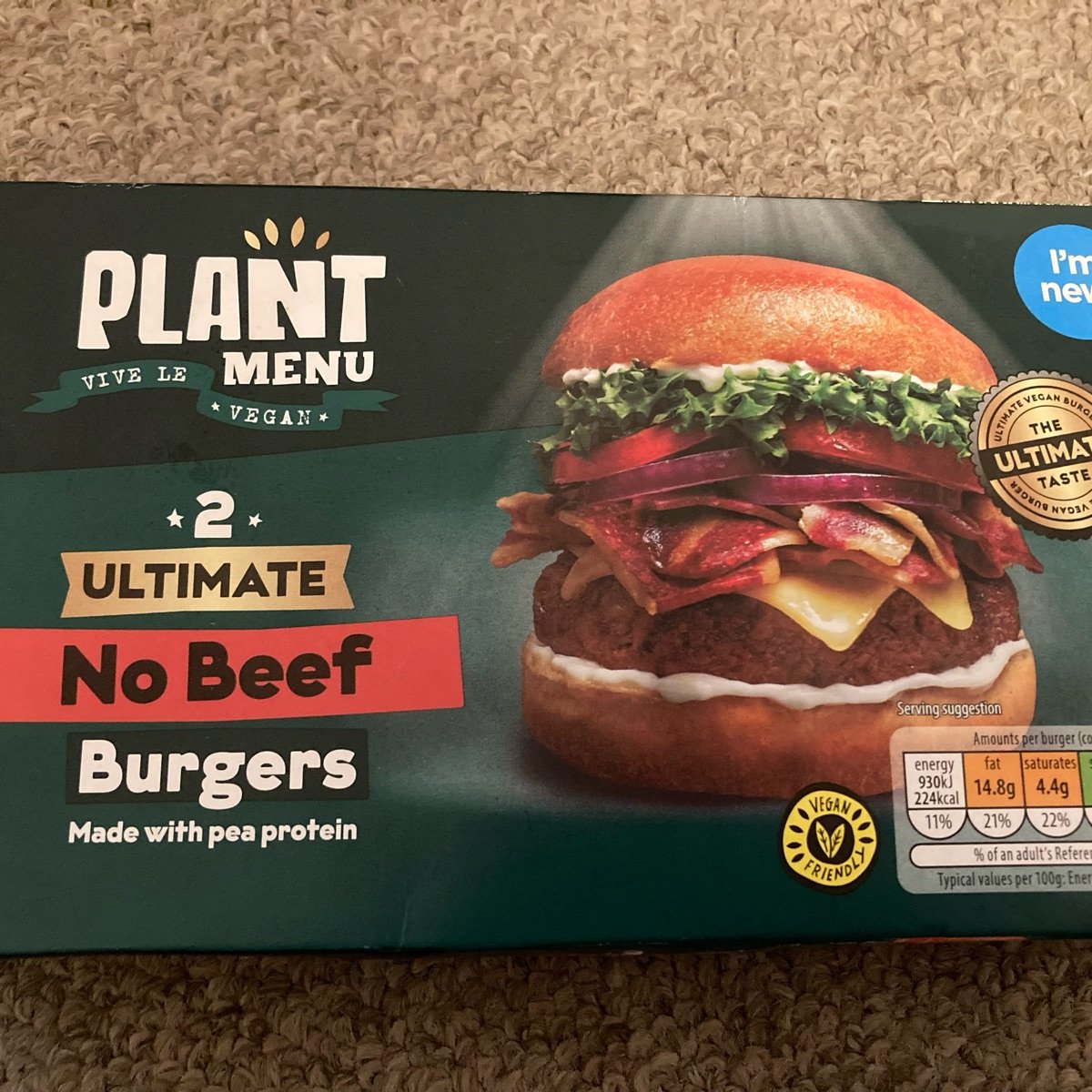 ALDI Plant menu ultimate No Beef Burger Reviews abillion
