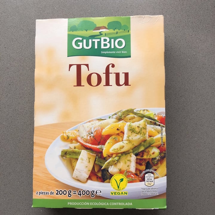 photo of GutBio Schnittfester Tofu pflanzlich shared by @mercetapi on  30 Sep 2020 - review