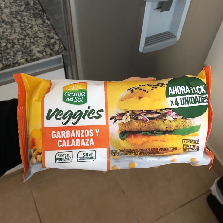 photo of Granja del Sol Hamburguesas de calabaza y garbanzos shared by @xeci on  28 May 2021 - review