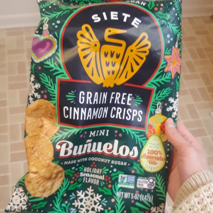 photo of Siete Family Foods Grain Free Mini Buñuelos shared by @hannahamell on  27 Dec 2021 - review