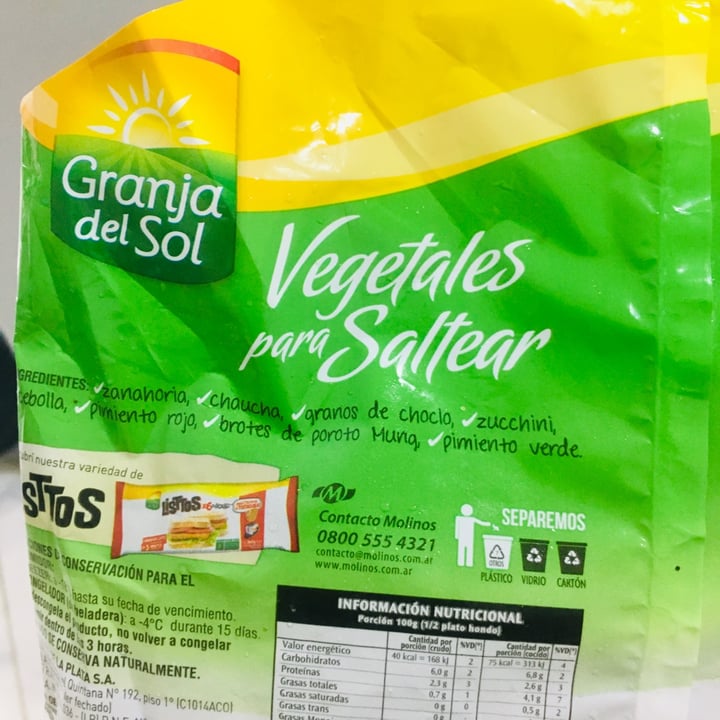 photo of Granja del Sol Vegetales Para Saltear shared by @sofiporti on  04 Feb 2021 - review
