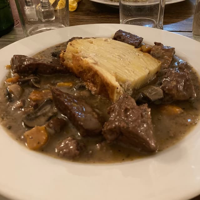 Photo of the dish “Bourguignon de seitan”