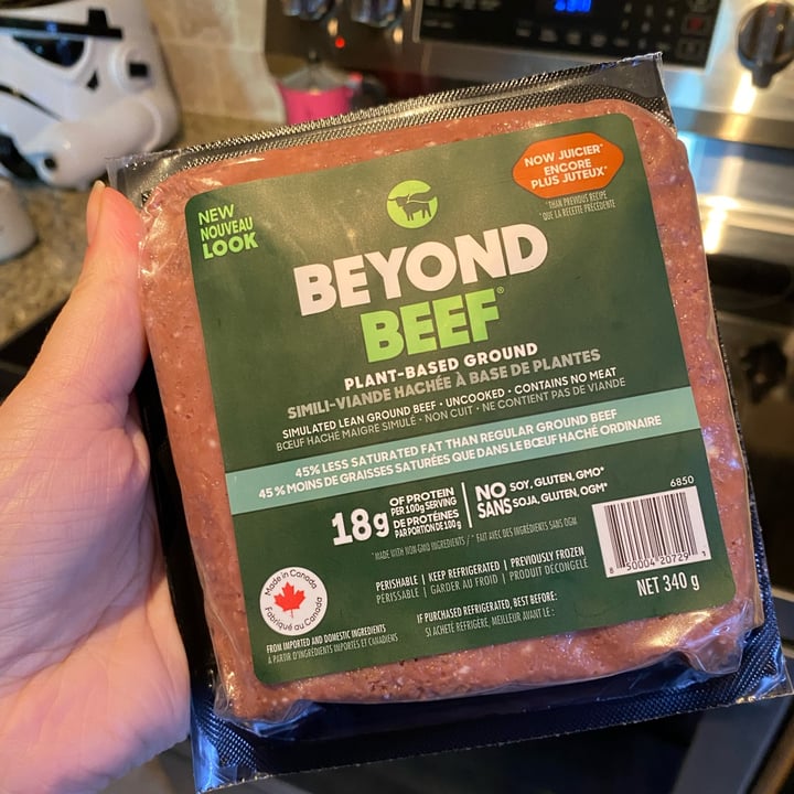 photo of Beyond Meat Beyond Beef Plant-based Ground 18g of protein/serving shared by @dionysustainability on  25 May 2022 - review