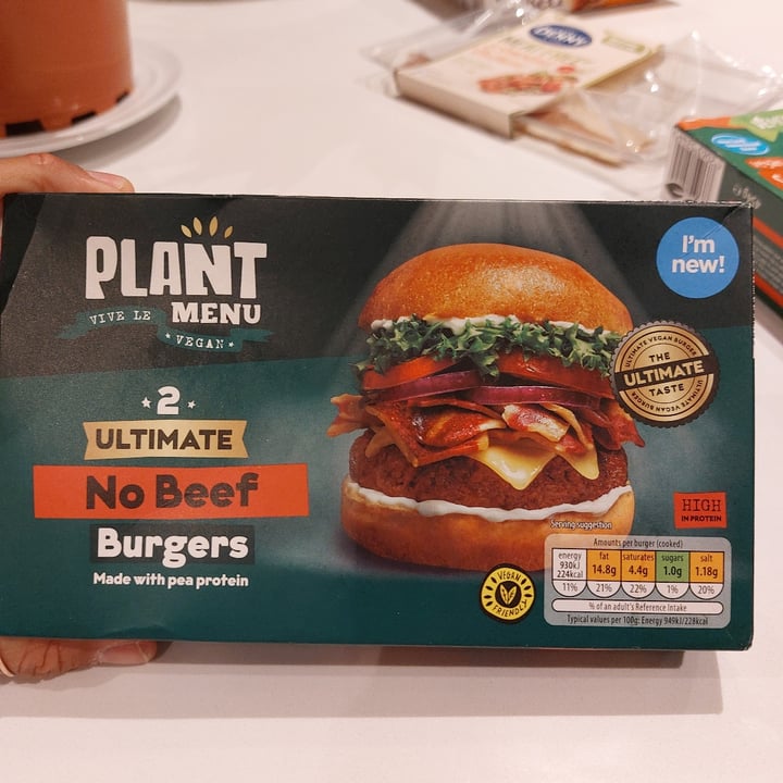 review photo of Plant Menu 2 ultimate no beef burgers shared by @goulart on 25 Apr 2022 - review