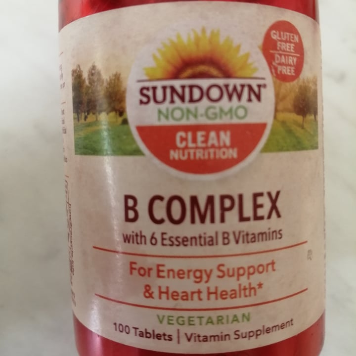 photo of Sundown Nutrition B COMPLEX shared by @vegforhealth1 on  03 Jun 2021 - review