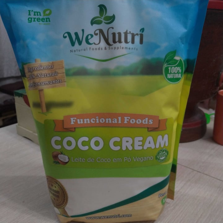 photo of Wenutri Coco Cream - Leite de Coco em pó vegano shared by @elainejesus on  06 Aug 2021 - review