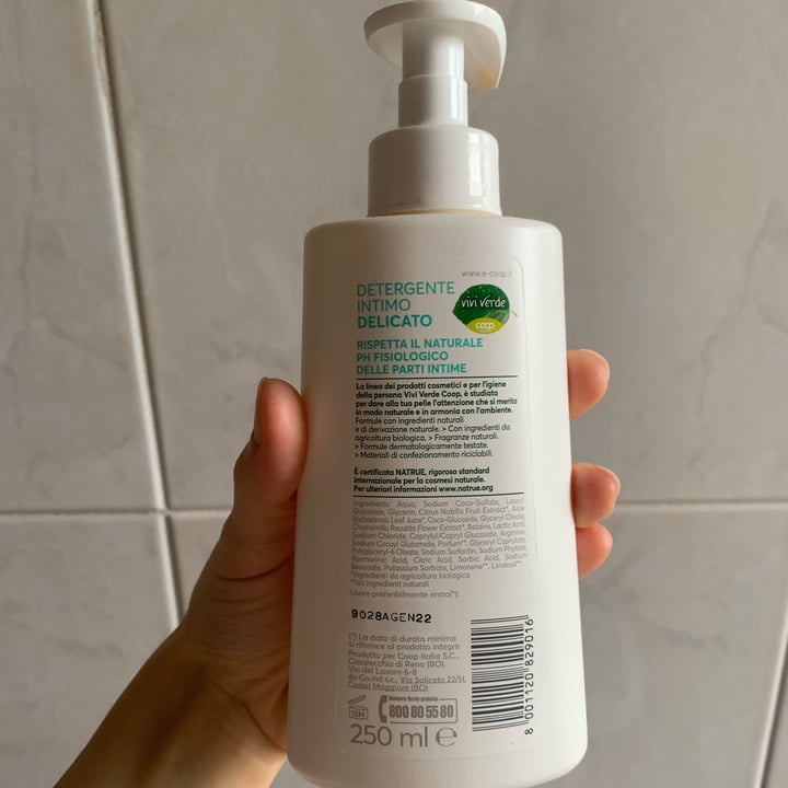 photo of Vivi Verde Coop Detergente Intimo shared by @chiaramarchetti on  27 Dec 2021 - review