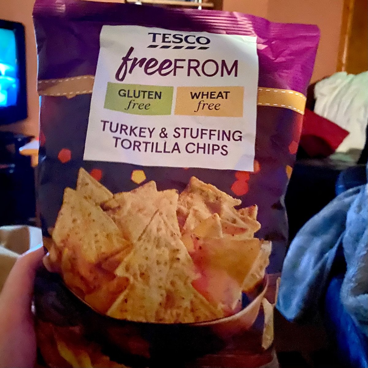 Tesco Turkey & Stuffing Tortilla Chips Reviews abillion