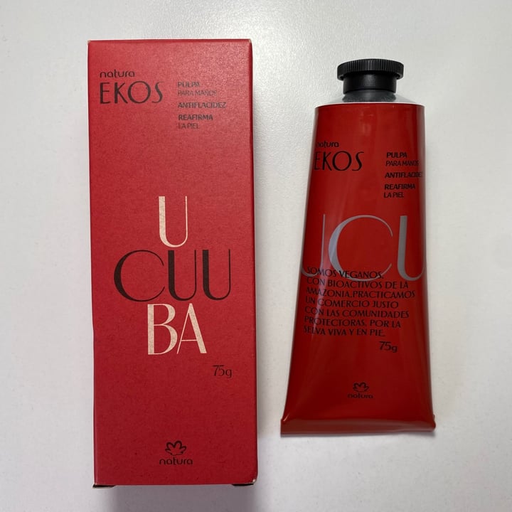 review photo of Natura Crema para manos Ekos Ucuuba shared by @camivaglica on 20 Jul 2021 - review