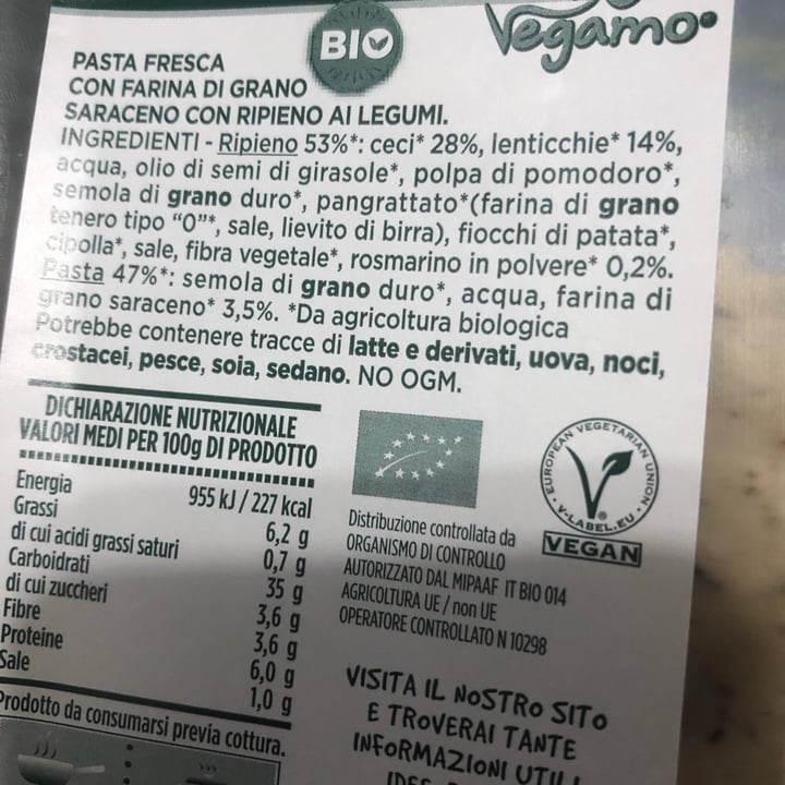 review photo of Vegamo Mezzelune Ai legumi shared by @missyoupinu on 10 Aug 2021 - review
