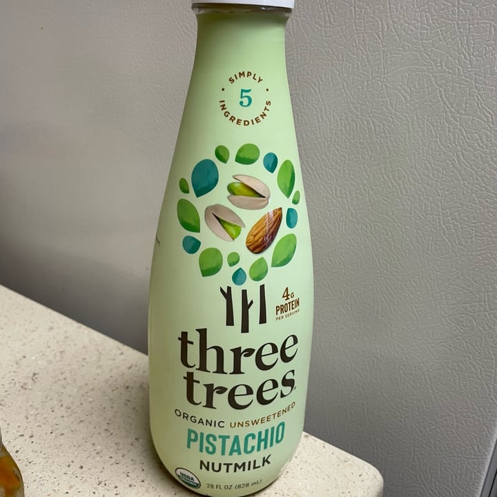 photo of Three trees Pistachio Nutmilk (Organic Unsweetened) shared by @natfb on  06 May 2022 - review