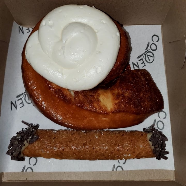 photo of Coven plant based marketplace Vegan Cannoli shared by @whatacuriousnotion on  15 Nov 2022 - review