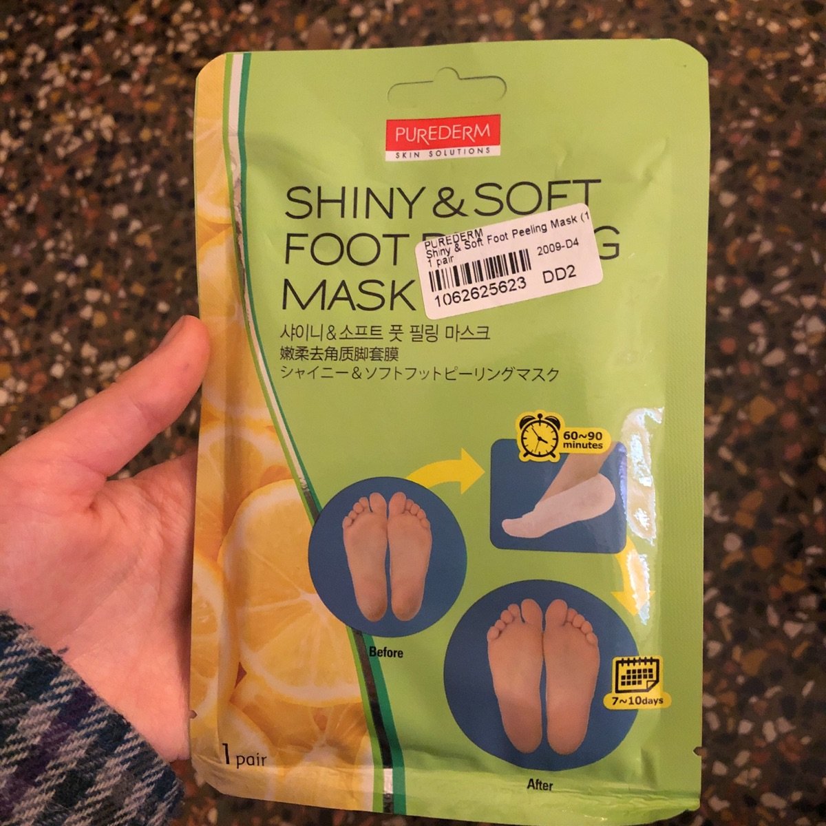 Purederm Shiny & soft foot peeling mask Reviews abillion