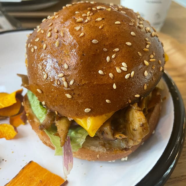菜肴“Burger”的照片