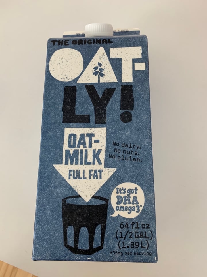 photo of Oatly The Original Oatly Oat Milk Full Fat shared by @shilpishah on  04 Feb 2020 - review
