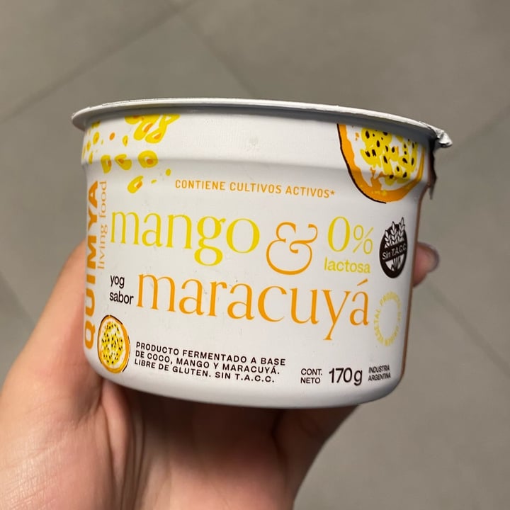 photo of Quimya Yogurt Mango Maracuya shared by @claritaoscurita on  18 Oct 2022 - review