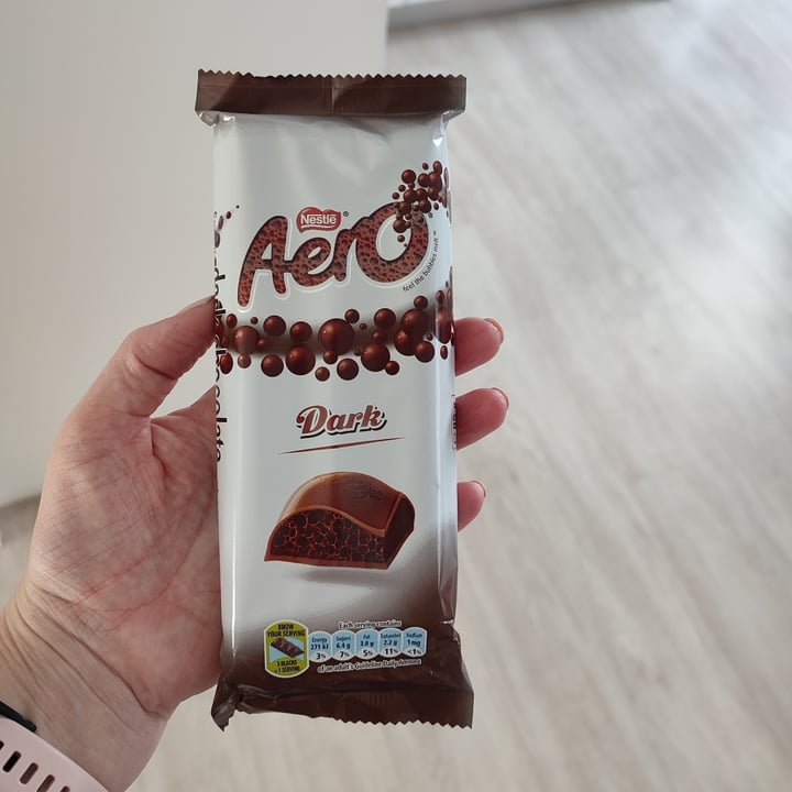 photo of Nestlé Aero Dark Chocolate shared by @tracyrussellct on  20 Feb 2022 - review
