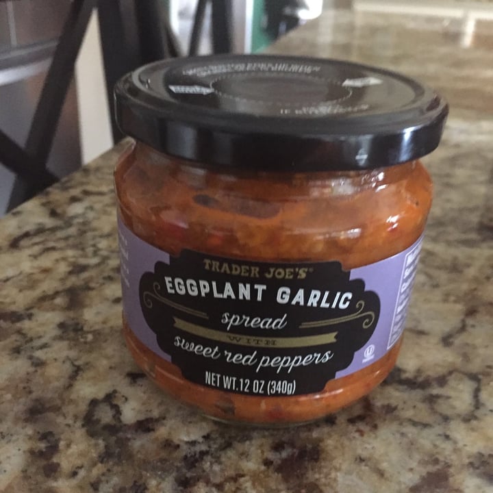 photo of Trader Joe's Eggplant Garlic Spread with Sweet Peppers shared by @rrusso on  02 Sep 2021 - review