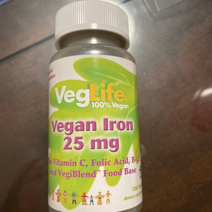 photo of VegLife | Nutraceutical Vegan Iron 25mg shared by @esmevegana on  13 Aug 2021 - review