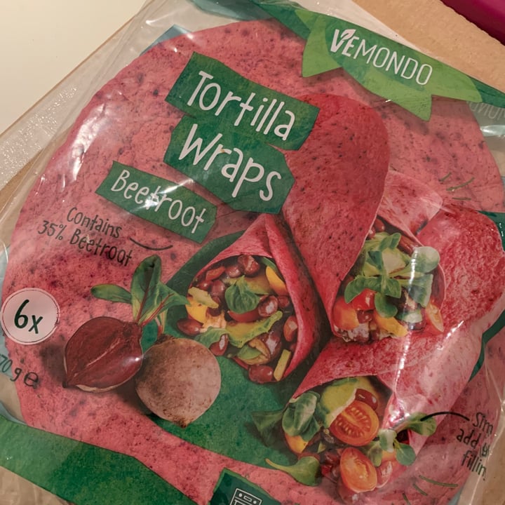 photo of Vemondo Tortilla wraps beetroot shared by @cppccl on  06 Jan 2023 - review