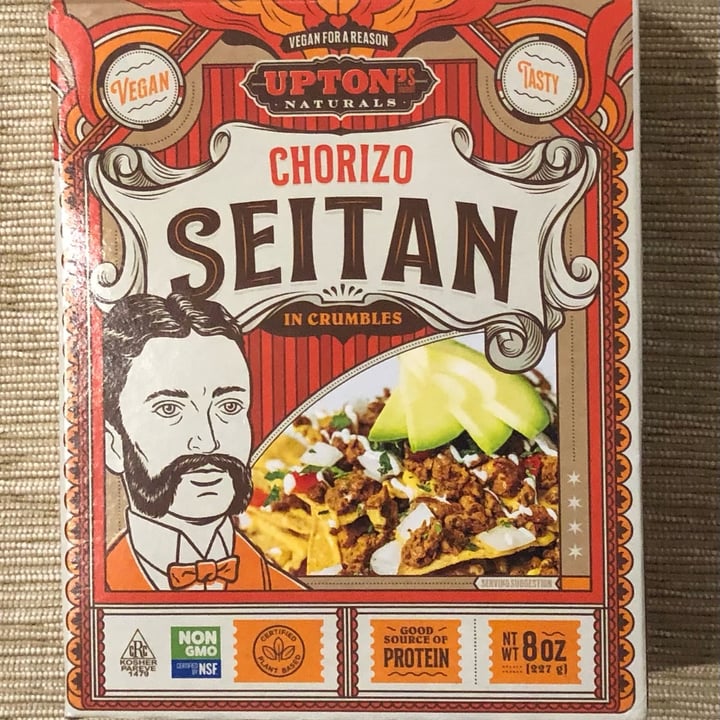 photo of Upton's Naturals Chorizo Seitan shared by @coco032121 on  24 Apr 2022 - review