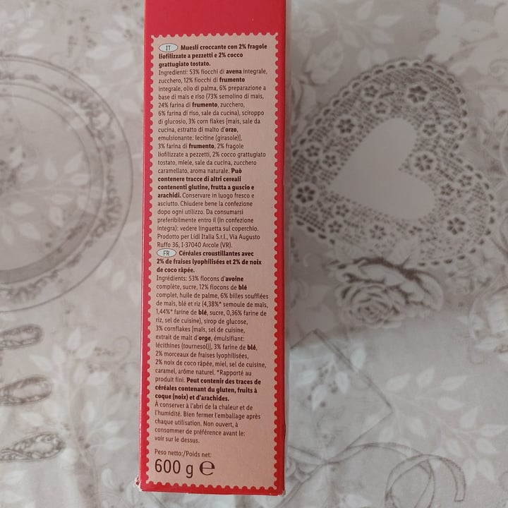 review photo of Crownfield Crunchy Raspberry Muesli shared by @saramusa on 21 Apr 2022 - review