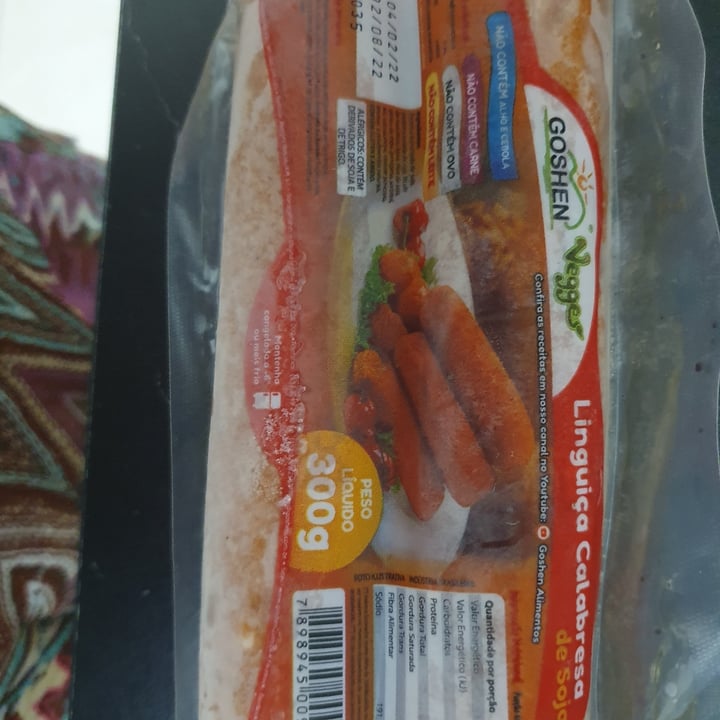 photo of Goshen Vegges Linguiça Calabresa shared by @regina39 on  16 May 2022 - review