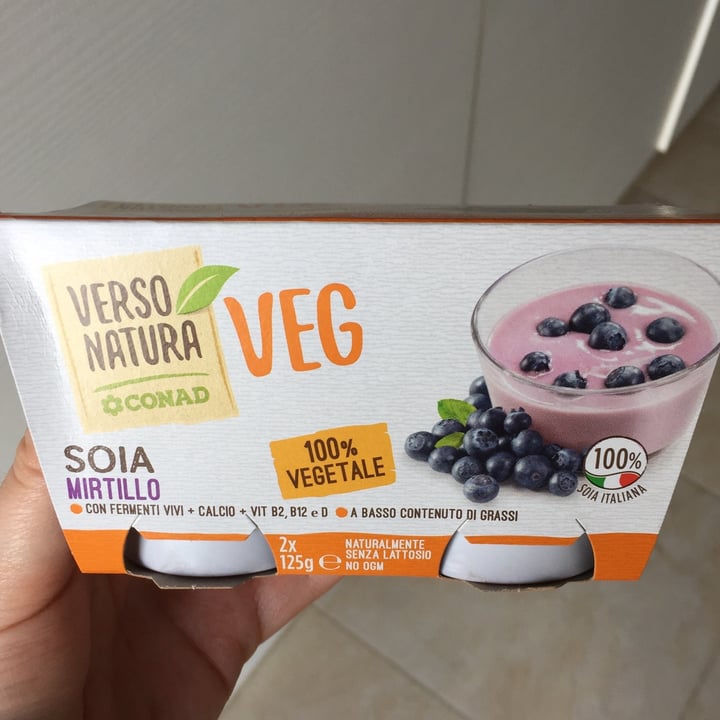review photo of Verso Natura Conad Veg Yogurt Soia Mirtillo shared by @maryyyrosss on 07 Apr 2022 - review