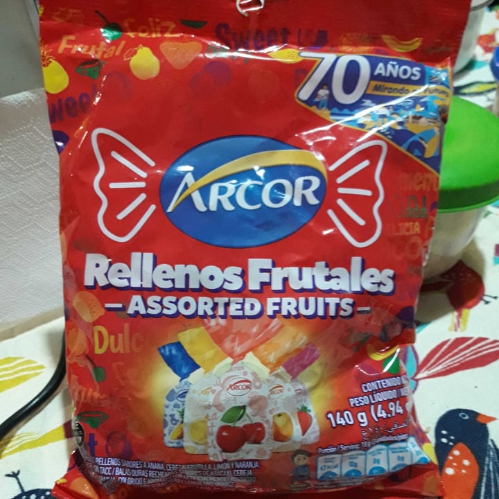 photo of Arcor Caramelos Rellenos Frutales shared by @veromachado on  30 Mar 2022 - review