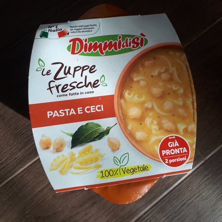 photo of Dimmidisi Le zuppe fresche - pasta e ceci shared by @paolinasw on  12 Dec 2022 - review