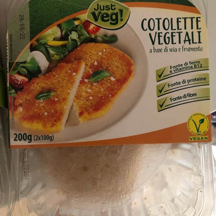 photo of Just Veg (ALDI España) Cotolette di soia shared by @sillymalagoli on  06 Aug 2022 - review