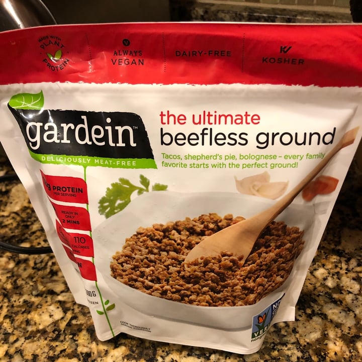 review photo of Gardein The Ultimate Beefless Ground shared by @anieves on 27 May 2020 - review