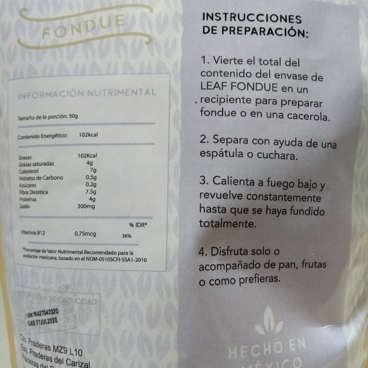review photo of Leaf Fondue shared by @refinnej on 29 Apr 2020 - review