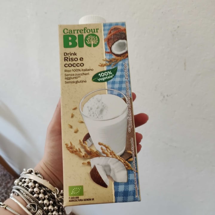photo of Carrefour Bio Latte di riso e cocco shared by @saphy89 on  12 Jun 2022 - review