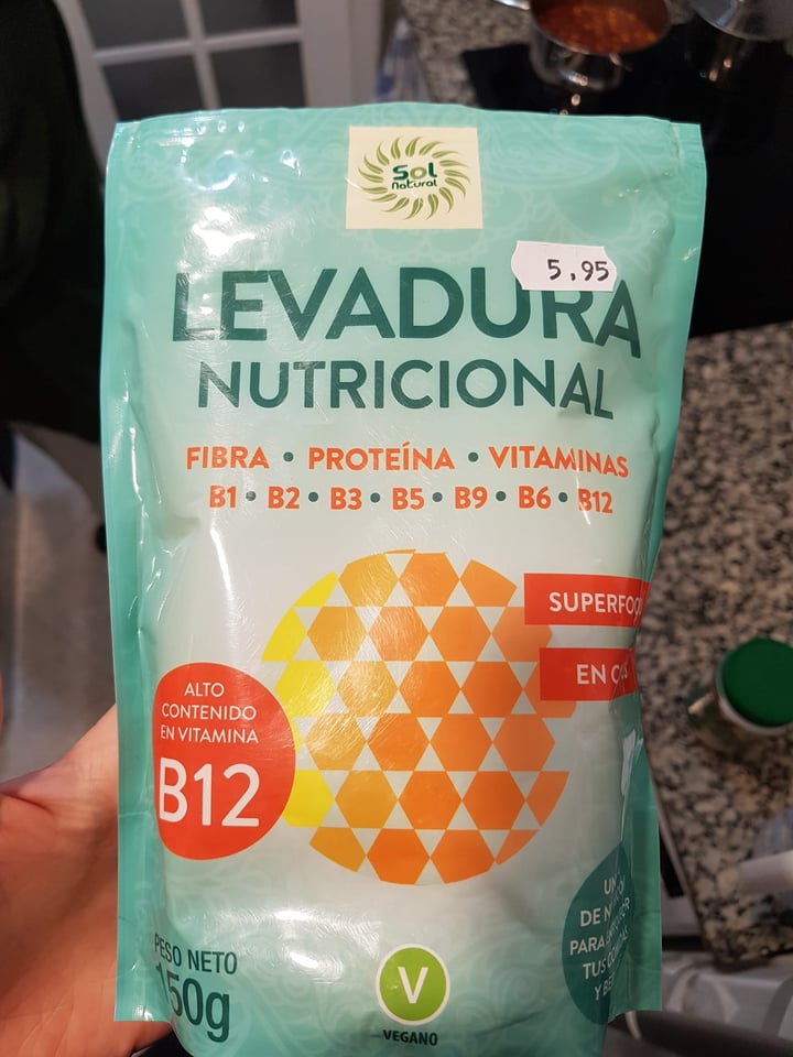 photo of Sol Natural Levadura nutricional enriquecida shared by @elisagambicchia on  02 Apr 2022 - review