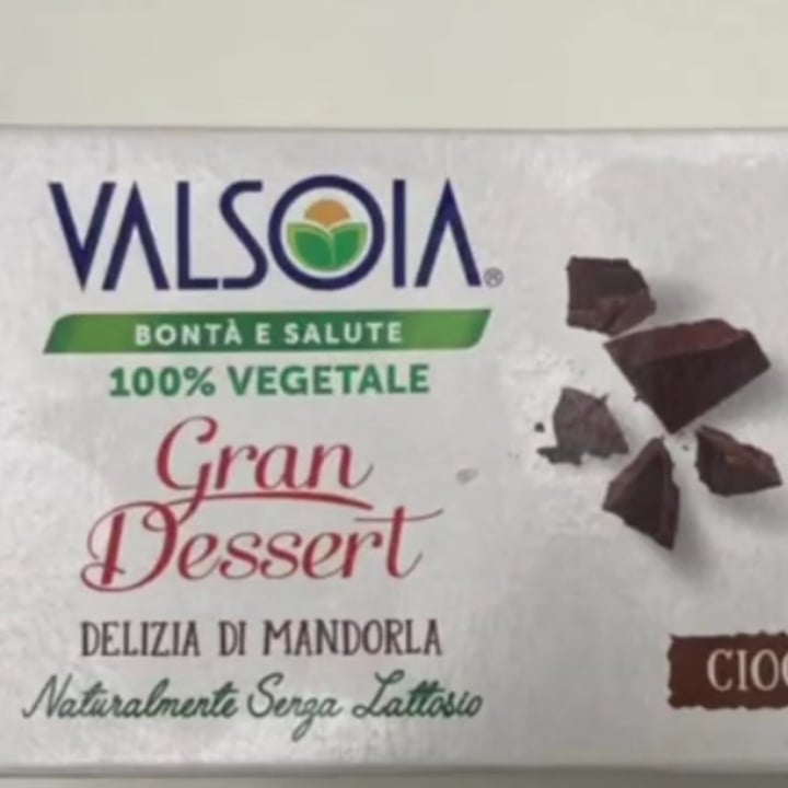photo of Valsoia Gran Dessert Cioccolato shared by @stufypower on  27 Jun 2022 - review