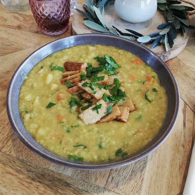 Photo of the dish “Kitchari mit Tempeh”