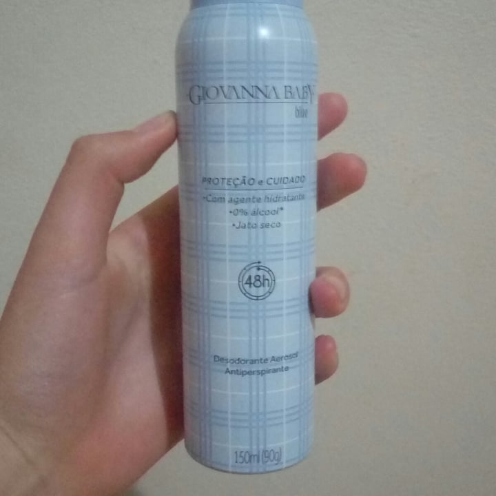photo of Giovanna baby blue Desodorante 0% Alumínio e Parabenos shared by @mariaclarcat on  15 Oct 2022 - review