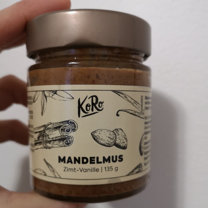 photo of Koro Crema di mandorle tostate con cannella e vaniglia shared by @lunad on  12 Jan 2022 - review