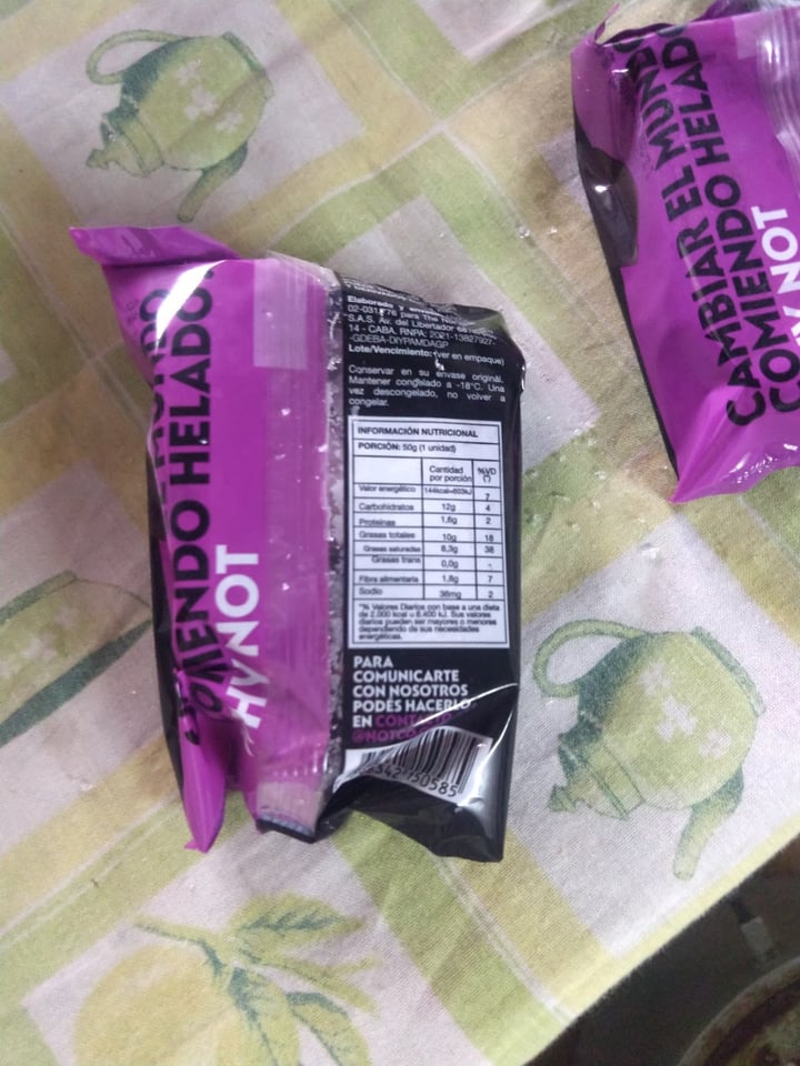 photo of NotCo Not Icecream Chocolate   shared by @andycecimolle on  18 Oct 2022 - review