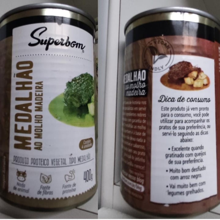 review photo of Superbom Medalhão Ao Molho Madeira (Soy/Gluten Meat With Wooden Sauce) shared by @saulo on 13 May 2022 - review