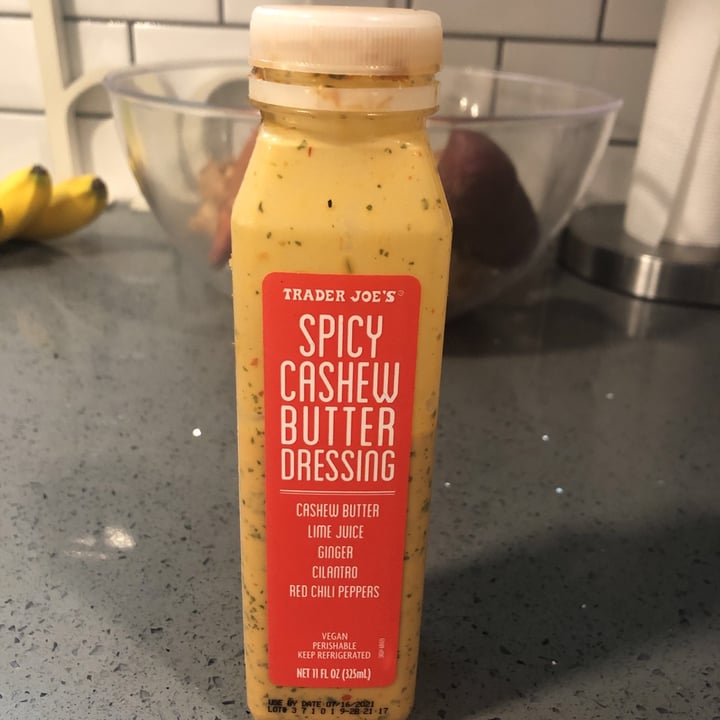 Trader Joe's Spicy Cashew Butter Dressing Review abillion