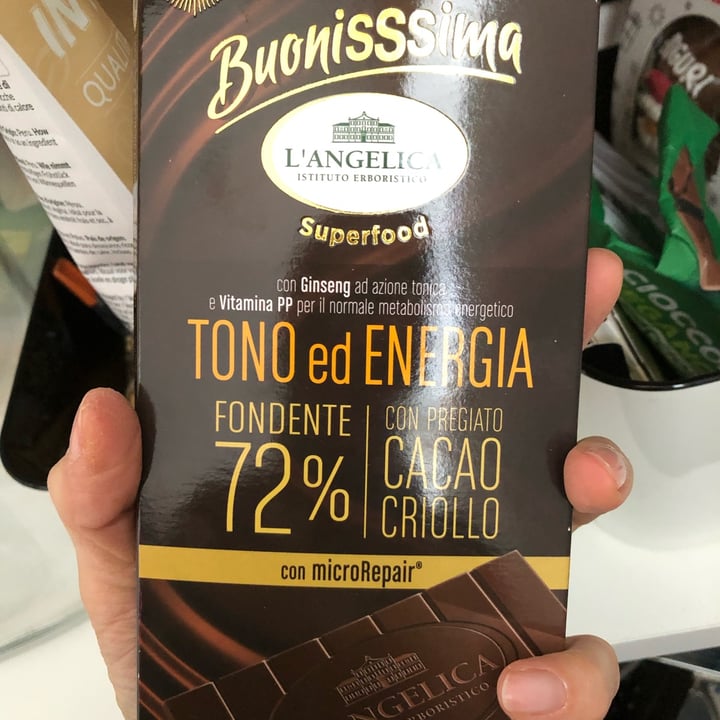 photo of L'angelica Cioccolato Fondente Buonissima Tono ed Energia shared by @daniasc on  08 Apr 2022 - review