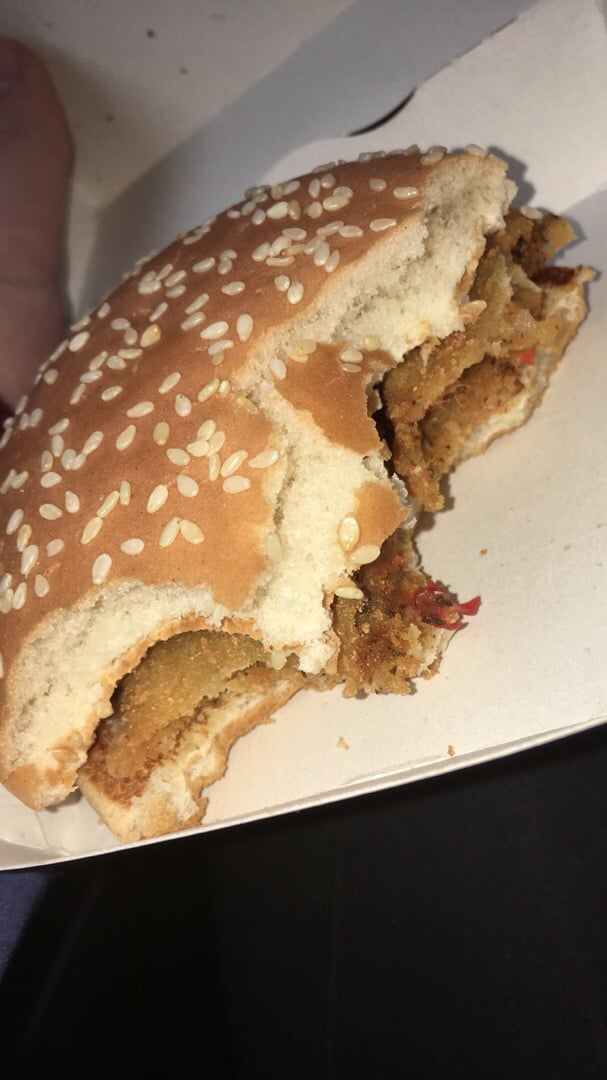 photo of McDonald’s Wolverton Veggie deluxe burger shared by @everyoneherematters on  06 May 2019 - review