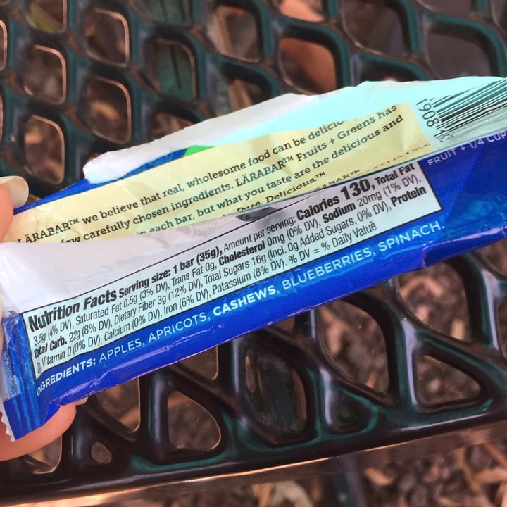 review photo of Larabar Fruit + Greens shared by @veganjingling on 16 Jul 2019 - review