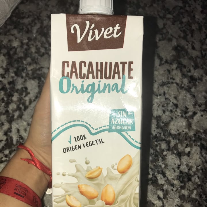 photo of Vívet Leche de Cacahuate sabor Original Sin Azúcar shared by @juanalopez on  14 Oct 2021 - review